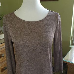 Ivanka Trump Glittery Chiffon Hem Top..NWOT